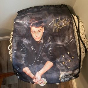 Justin Bieber Satin Back Pack